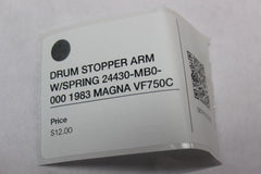 DRUM STOPPER ARM W/SPRING 24430-MB0-000 1983 MAGNA VF750C