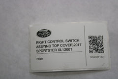 RIGHT CONTROL SWITCH ASSY(NO TOP COVER)2017 SPORTSTER XL1200T HD SuperLow