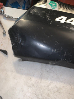 OEM Yamaha 440 SRX Snowmobile Side Hood Assembly LEFT Vintage Sled