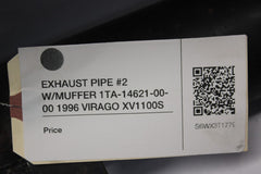 EXHAUST PIPE #2 W/MUFFER 1TA-14621-00-00 1996 Yamaha VIRAGO XV1100S