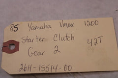 Starter Clutch Gear 2 (42T) 26H-15514-00 1990 Yamaha Vmax VMX12 1200
