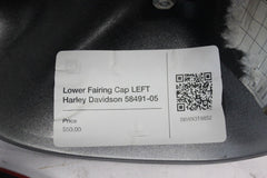 Lower Fairing Cap LEFT Harley Davidson 58491-05