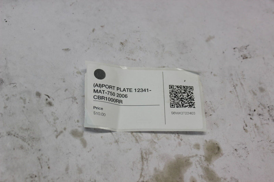 (AI) PORT PLATE 12341-MAT-750 2006 CBR1000RR