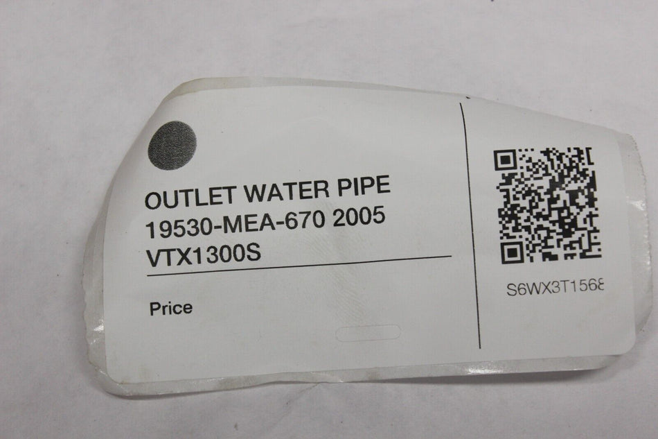 OUTLET WATER PIPE 19530-MEA-670 2005 Honda VTX1300S