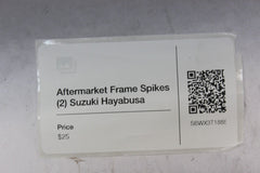 Aftermarket Frame Spikes (2) Suzuki Hayabusa