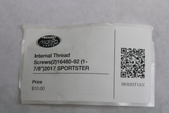 Internal Thread Screws (2) 16480-92 (1-7/8”) 2017 SPORTSTER XL1200T HD