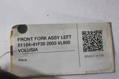 FRONT FORK ASSY LEFT 51104-41F20 2003 VL800 VOLUSIA