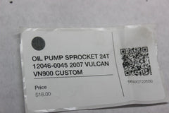 OIL PUMP SPROCKET 24T 12046-0045 2007 VULCAN VN900 CUSTOM