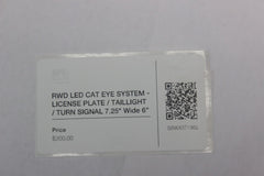 RWD LED CAT EYE SYSTEM - LICENSE PLATE/TAILLIGHT/TURN 7.25" W 6" H
