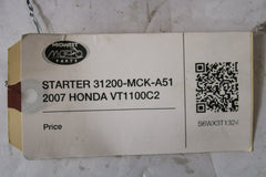 STARTER 31200-MCK-A51 2007 HONDA VT1100C2