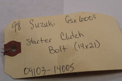 Starter Clutch Bolt 09103-14005 1998 Suzuki Katana GSX600