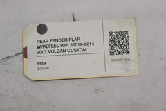 REAR FENDER FLAP W/REFLECTOR 35019-0014 2007 VULCAN CUSTOM VN900