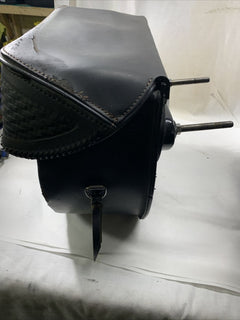 Boss Bags Leather Hard Saddlebags