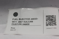 FUEL INJECTOR 49033-0011 2007 VULCAN CUSTOM VN900