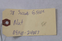 Pivot Shaft Nut 09140-24007 1978 Suzuki GS550