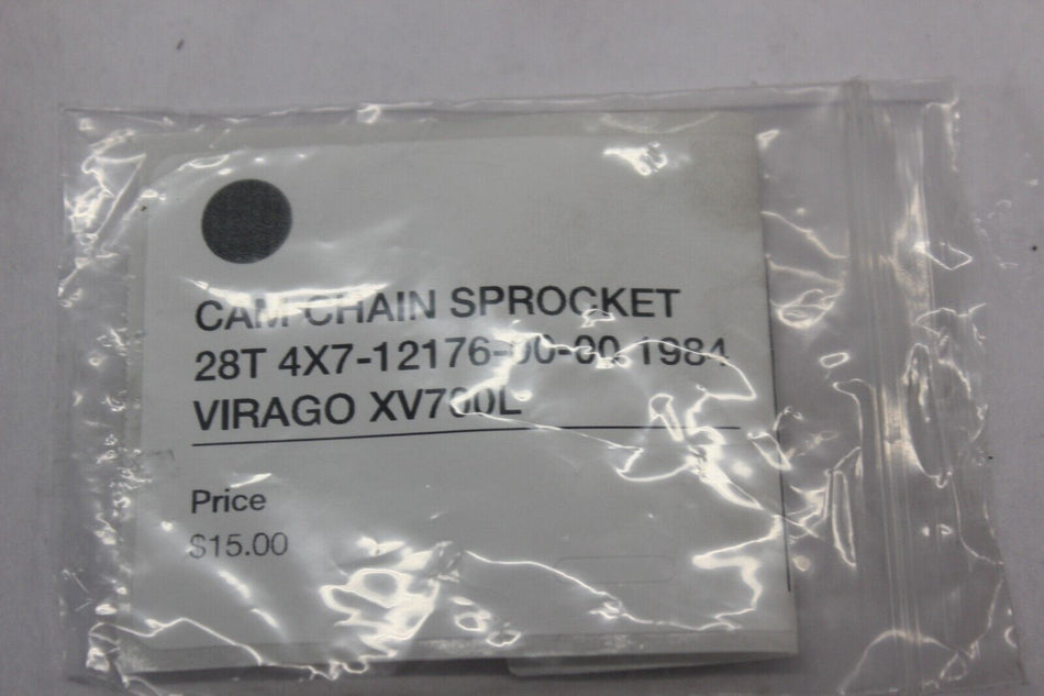 CAM CHAIN SPROCKET 28T 4X7-12176-00-00 1984 VIRAGO XV700L