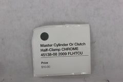 Master Cylinder Or Clutch Half-Clamp CHROME 45138-08 2009 FLHTCU