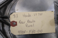 Rear Brake Panel #43100-374-000 1983 Honda VF750