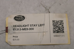 HEADLIGHT STAY LEFT 61313-ME9-000 1983 Honda VT750C Shadow