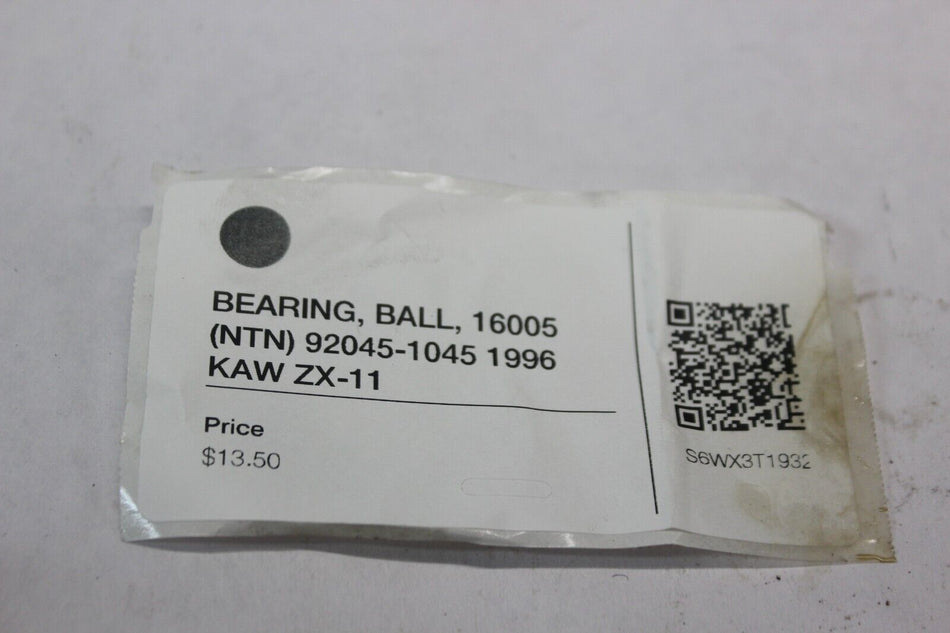 BEARING, BALL, 16005 (NTN) 92045-1045 1996 KAW ZX-11