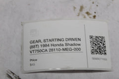 GEAR, STARTING DRIVEN (88T) 1984 Honda Shadow VT750CA 28110-MEG-000