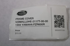 FRAME COVER 5 (SMALL) 3HE-2117T-00-00 1994 YAMAHA FZR600R