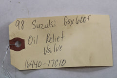 Oil Relief Valve 16440-17C10 1998 Suzuki Katana GSX600