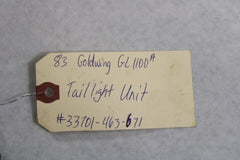 Taillight Tail Lamp Unit 33701-463-671 1983 Honda Goldwing GL1100