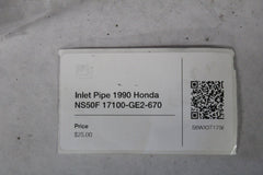 Inlet Pipe 1990 Honda NS50F 17100-GE2-670