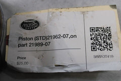 Piston (STD) 21962-07, on part 21989-07 Harley Davidson