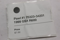 Pawl #1 25323-34201 1999 GSX R600