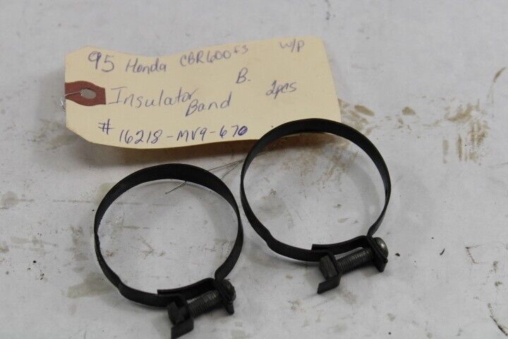 OEM Honda Motorcycle Pair Insulator Band B 16218-MV9-670 1995 CBR600F3 White