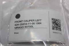 FRONT CALIPER LEFT 42H-25810-11-00 1984 VIRAGO XV700L