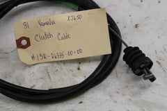 OEM Yamaha Motorcycle 1981 XJ650 Clutch Cable #15R-26335-00-00