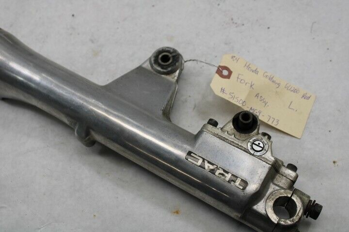 OEM Honda Motorcycle Complete Fork Suspension LEFT 1984 Goldwing GL1200A