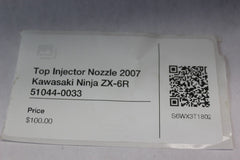 Top Injector Nozzle 2007 Kawasaki Ninja ZX-6R 51044-0033