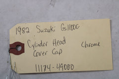 1982 Suzuki GS1100G Z-Cylinder Head Cover Cap Chrome 11174-49000