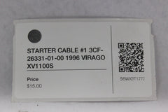 STARTER CABLE #1 3CF-26331-01-00 1996 Yamaha VIRAGO XV1100S