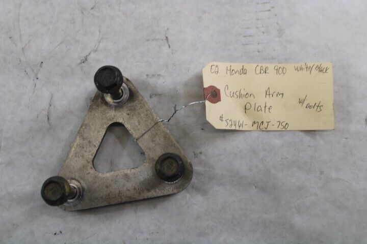 OEM Honda Motorcycle 2002 CBR900 Cushion Arm Plate w/ Bolts #52461-MCJ-750