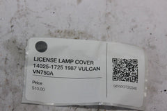 LICENSE LAMP COVER 14025-1725 1987 VULCAN VN750A