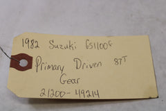 1982 Suzuki GS1100G Z Primary Driven Gear 87T 21200-49214