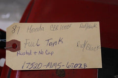 Fuel Tank Red/Black 17520-MM5-670ZB 1987 Honda CBR1000F Hurricane