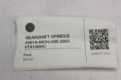 GEARSHIFT SPINDLE 24610-MCH-000 2003 Honda VTX1800C