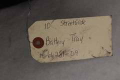 OEM Harley Davidson Battery Tray 2010 Streetglide Black 66281-09