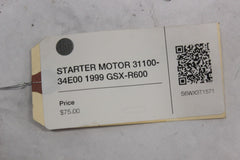 STARTER MOTOR 31100-34E00 1999 Suzuki GSX-R600