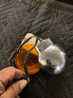 Harley Davidson 68776-94 Turn Signal Chrome Amber Lens