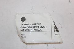 BEARING, NEEDLE (35X42X30) 91024-MW3-671 2003 Honda VTX1800C