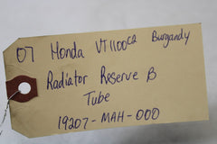 Radiator Reserve Tube B 19207-MAH-000 2007 Honda Shadow Sabre VT1100C2