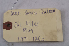 Oil Filler Plug 11971-12C51 2003 Suzuki GSX-R600