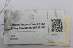 Exhaust Interconnect Tube Harley Davidson 66737-10A